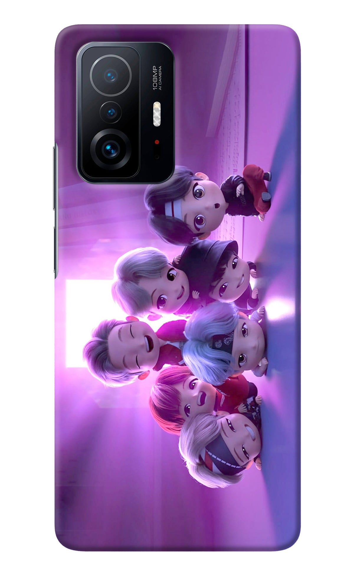 BTS Chibi Mi 11T Pro 5G Back Cover