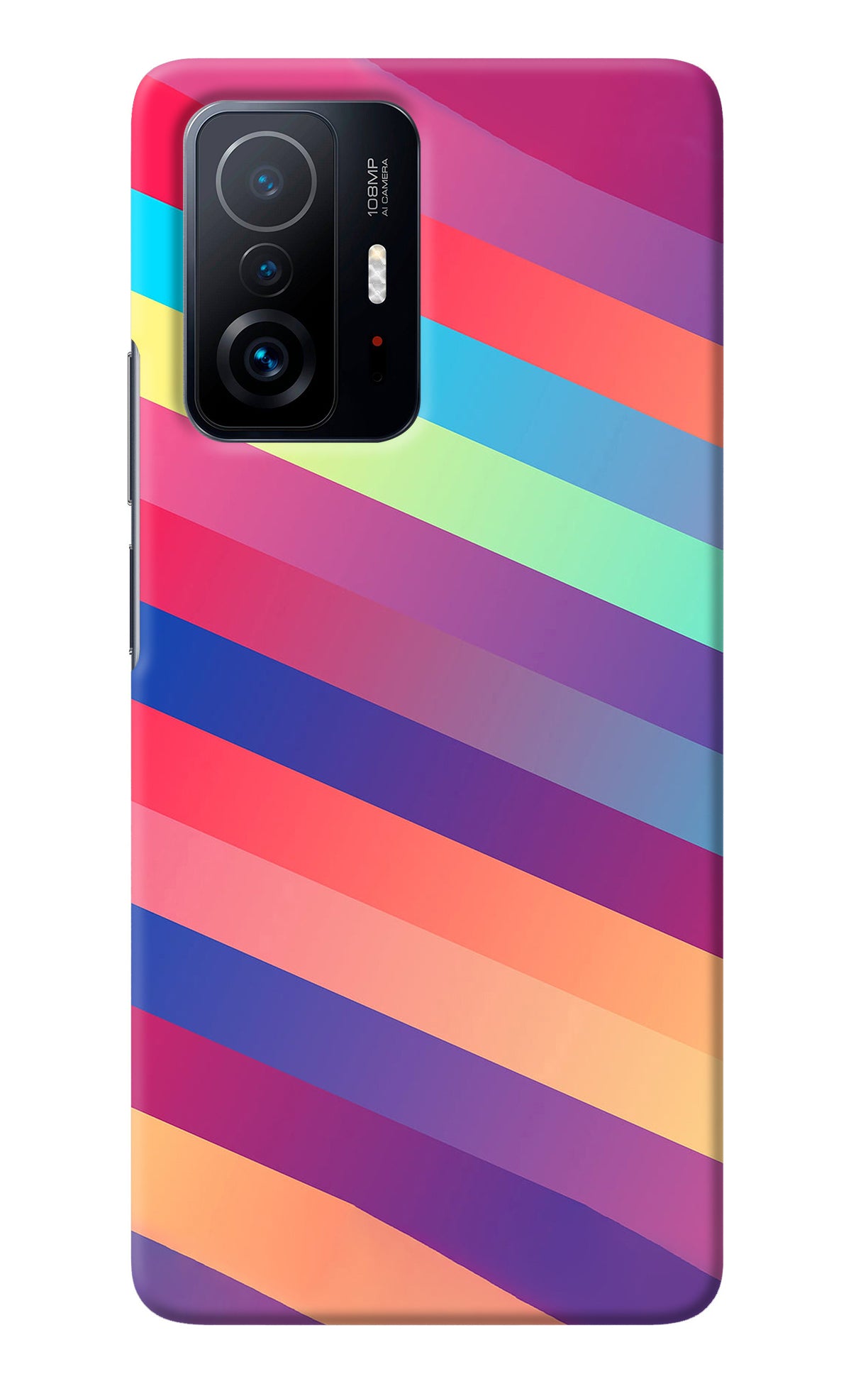 Stripes color Mi 11T Pro 5G Back Cover