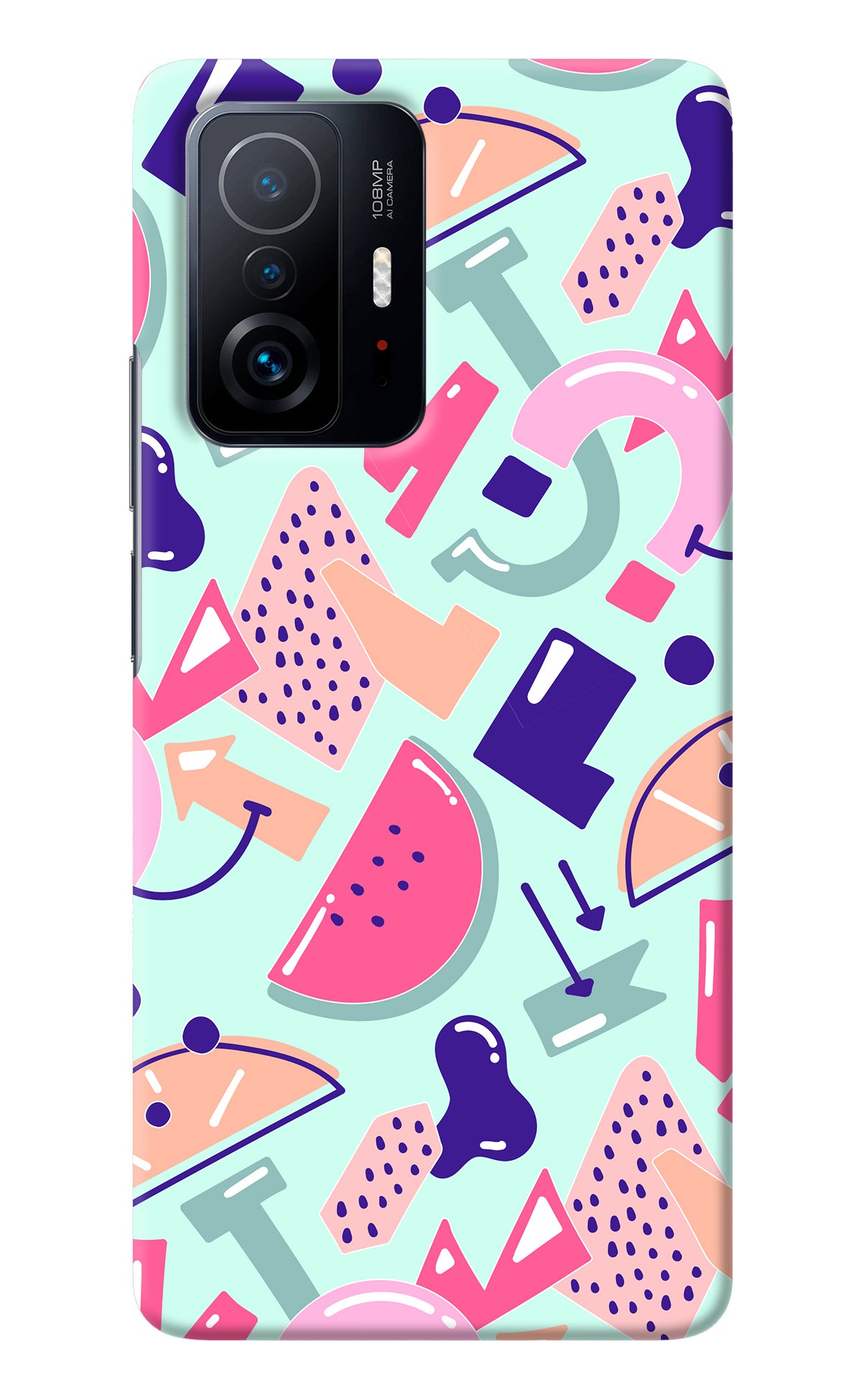 Doodle Pattern Mi 11T Pro 5G Back Cover