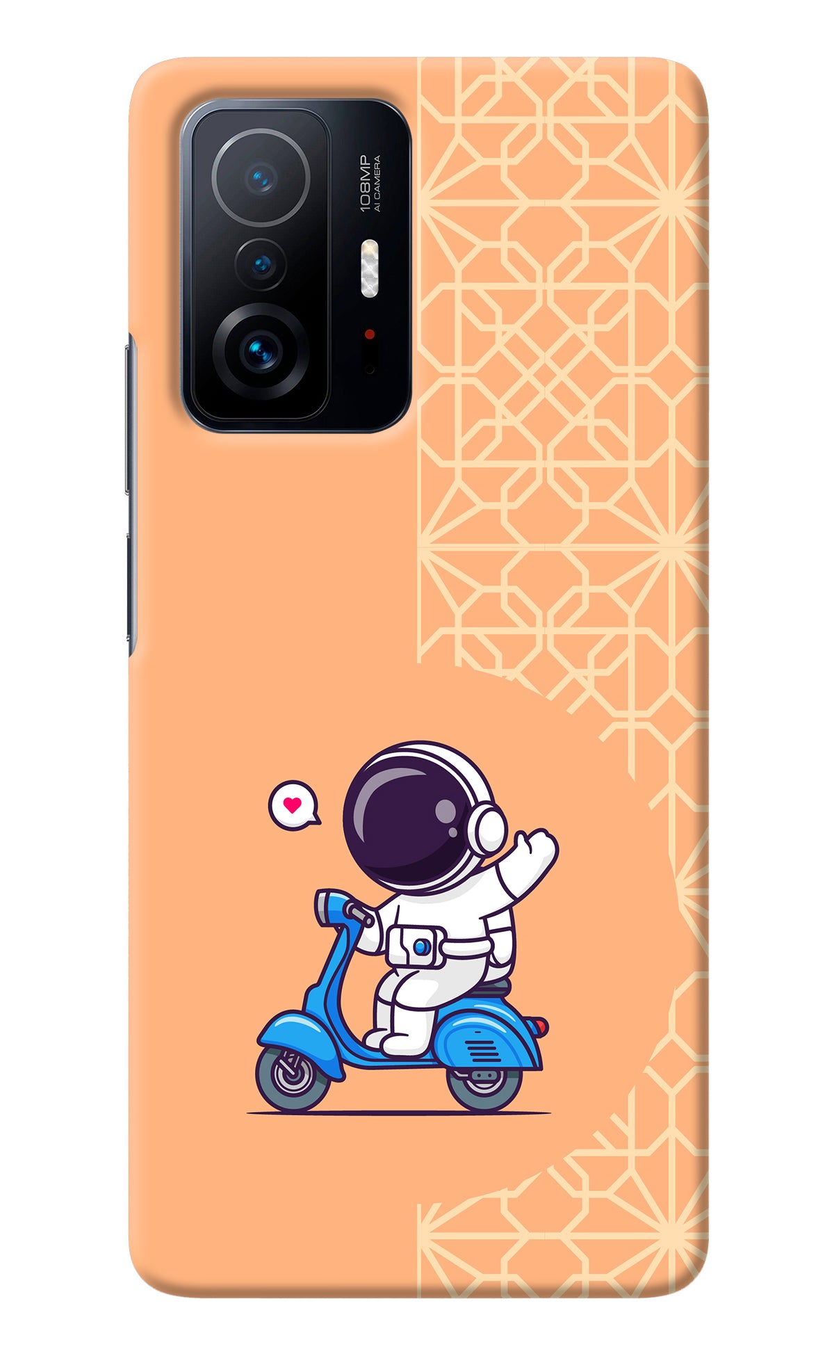 Cute Astronaut Riding Mi 11T Pro 5G Back Cover