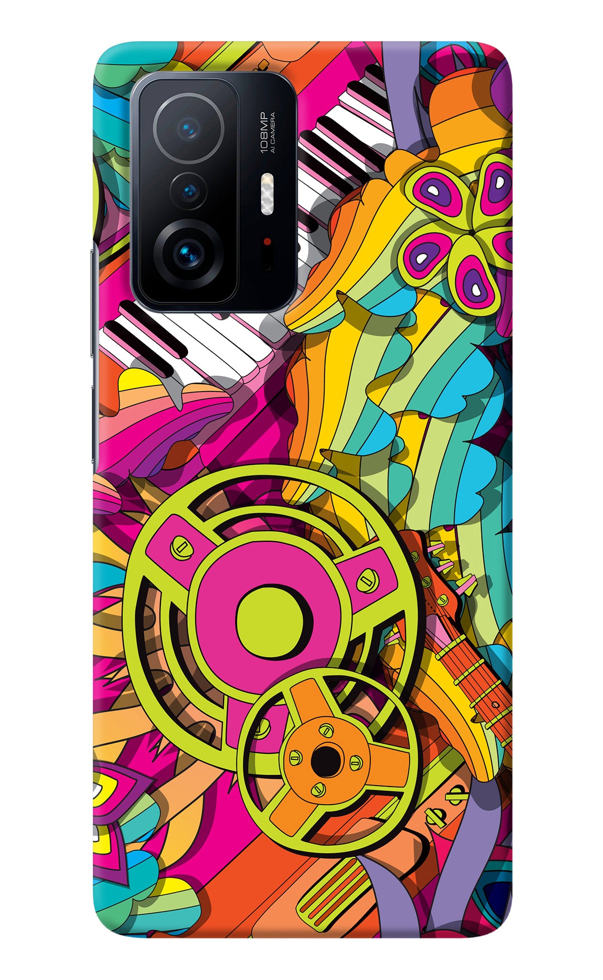 Music Doodle Mi 11T Pro 5G Back Cover