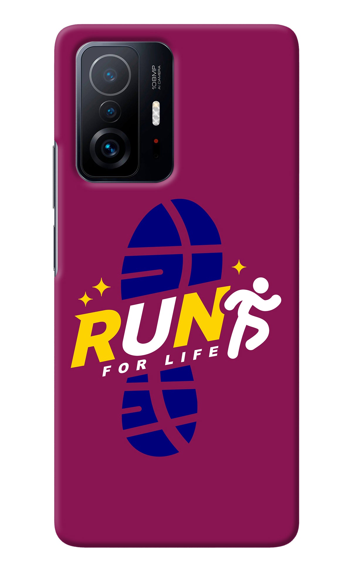 Run for Life Mi 11T Pro 5G Back Cover