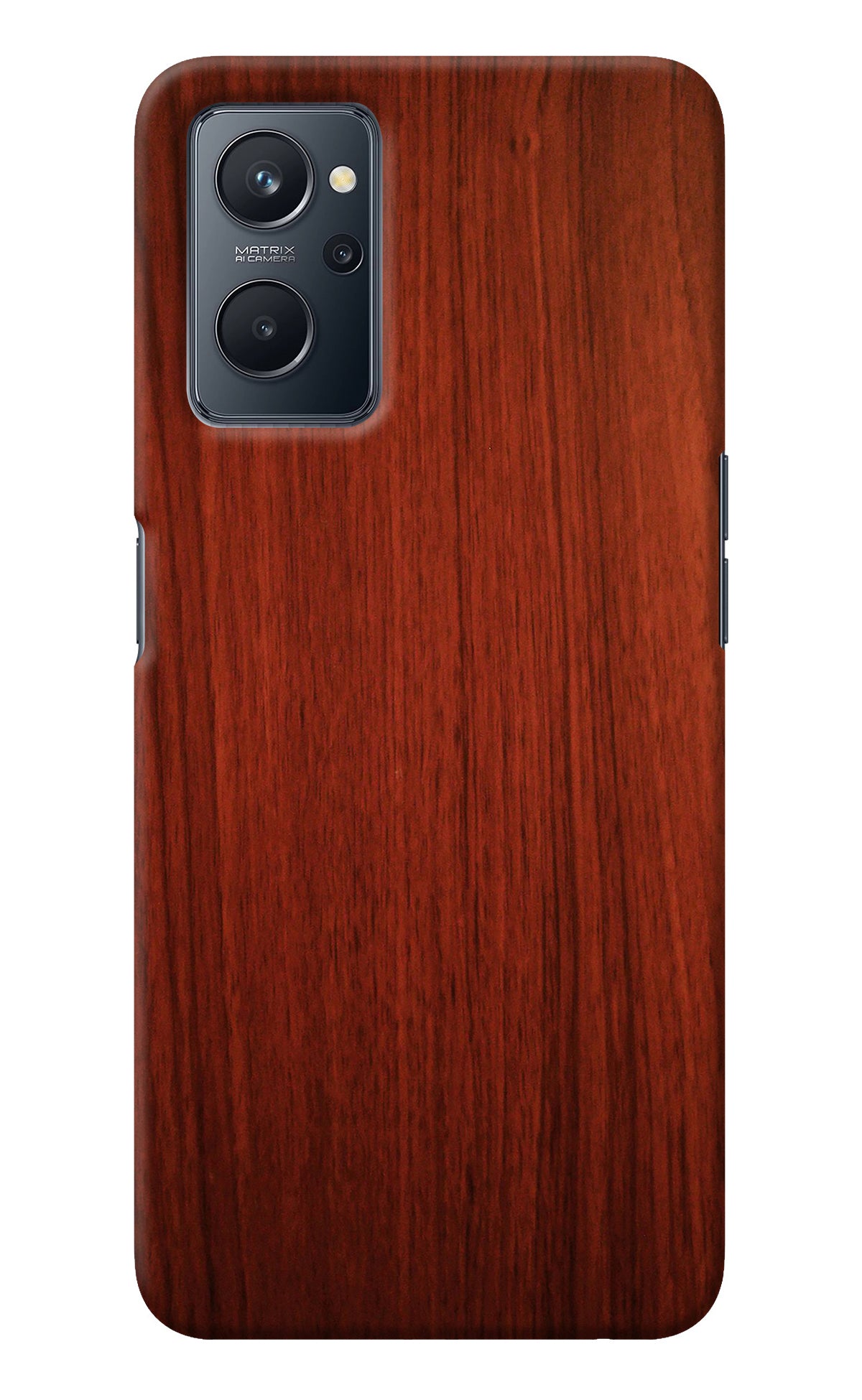 Wooden Plain Pattern Realme 9i 4G Back Cover