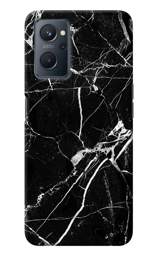 Black Marble Pattern Realme 9i 4G Back Cover