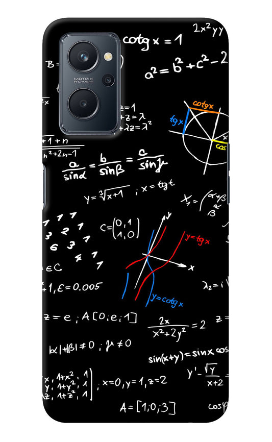Mathematics Formula Realme 9i 4G Back Cover