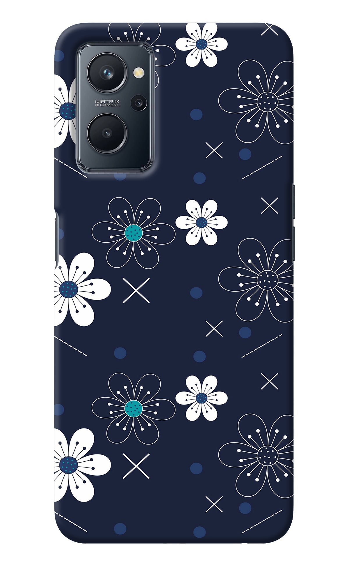 Flowers Realme 9i 4G Back Cover