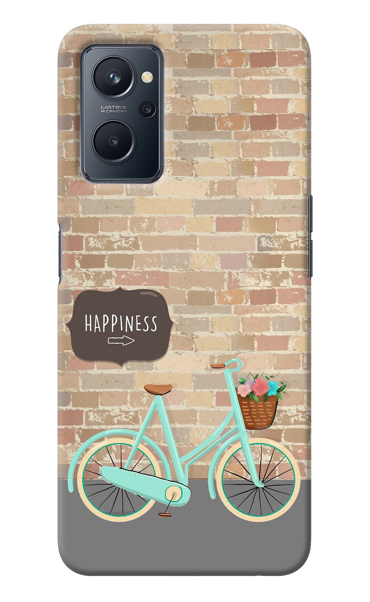 Happiness Artwork Realme 9i 4G Back Cover