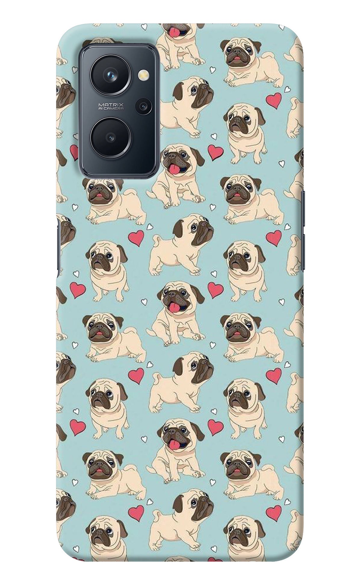 Pug Dog Realme 9i 4G Back Cover