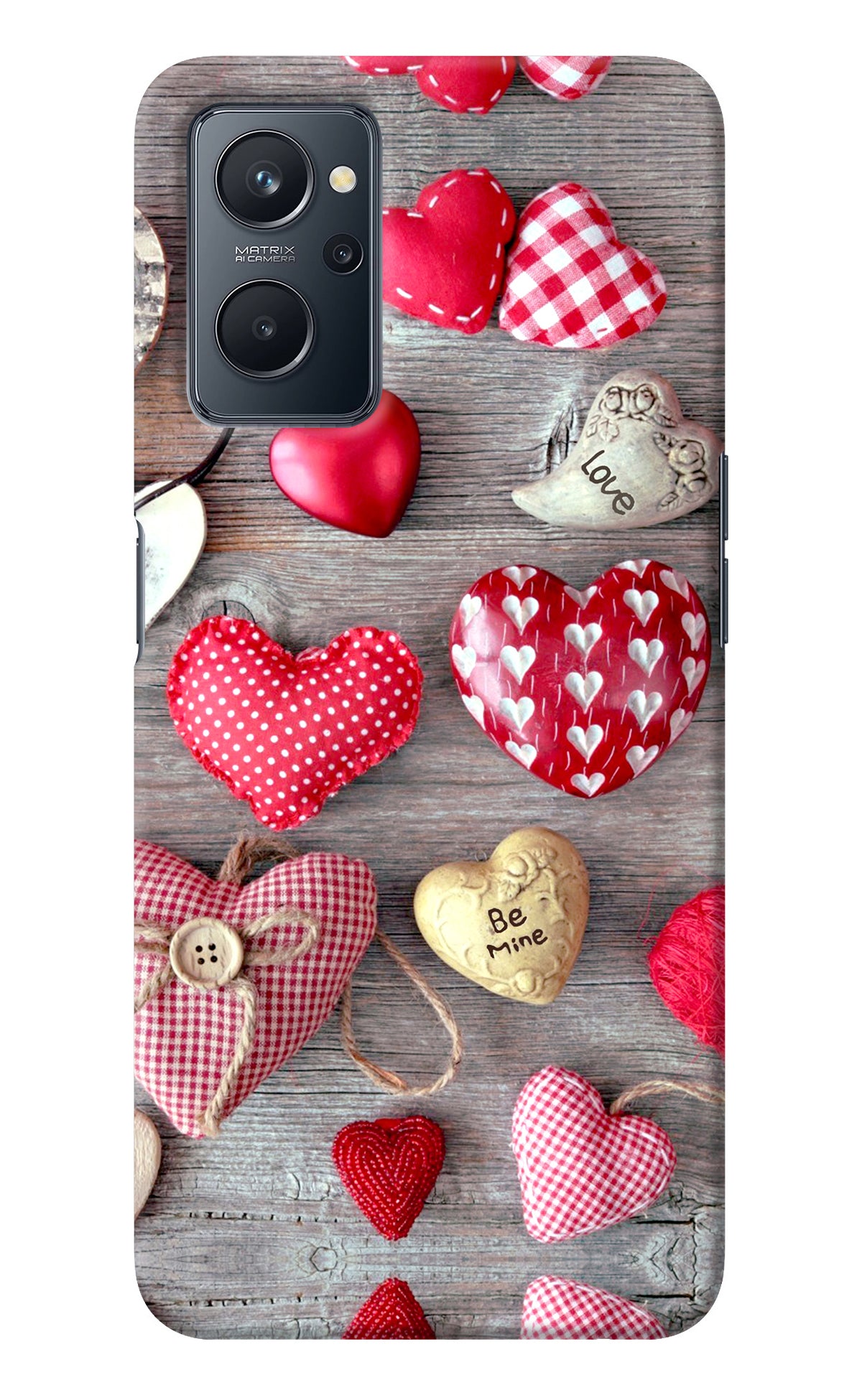 Love Wallpaper Realme 9i 4G Back Cover