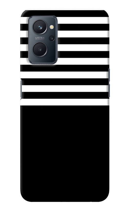 Black and White Print Realme 9i 4G Back Cover