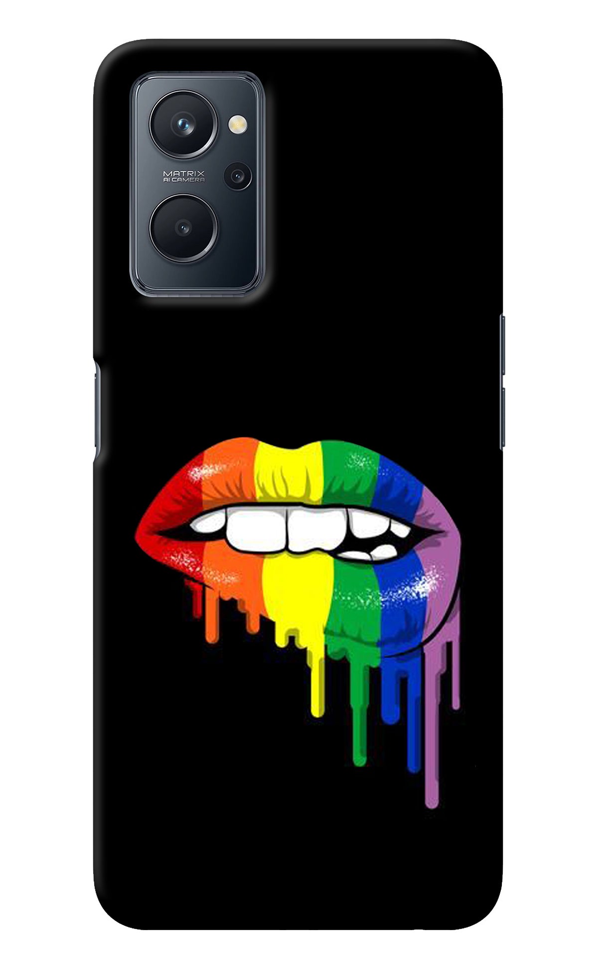 Lips Biting Realme 9i 4G Back Cover