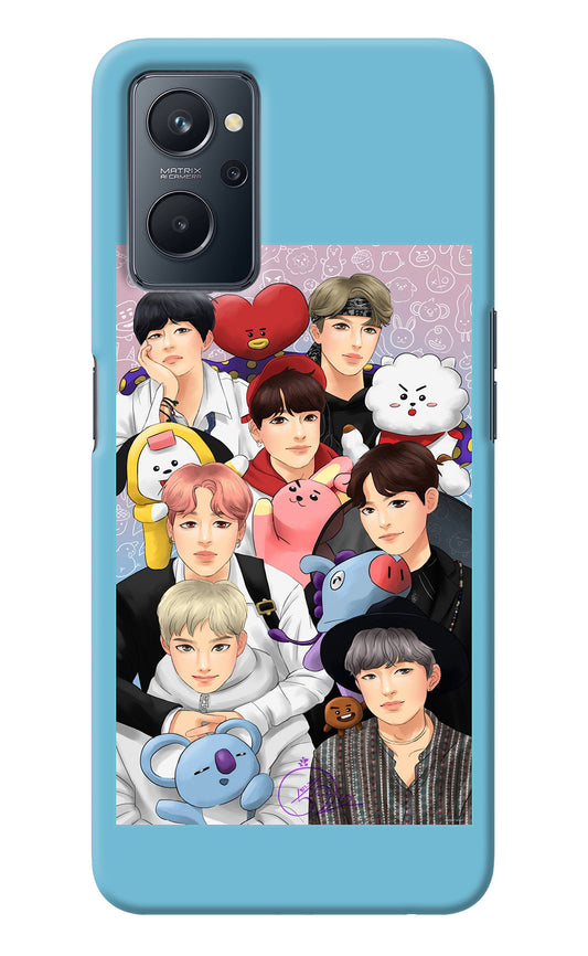 BTS with animals Realme 9i 4G Back Cover