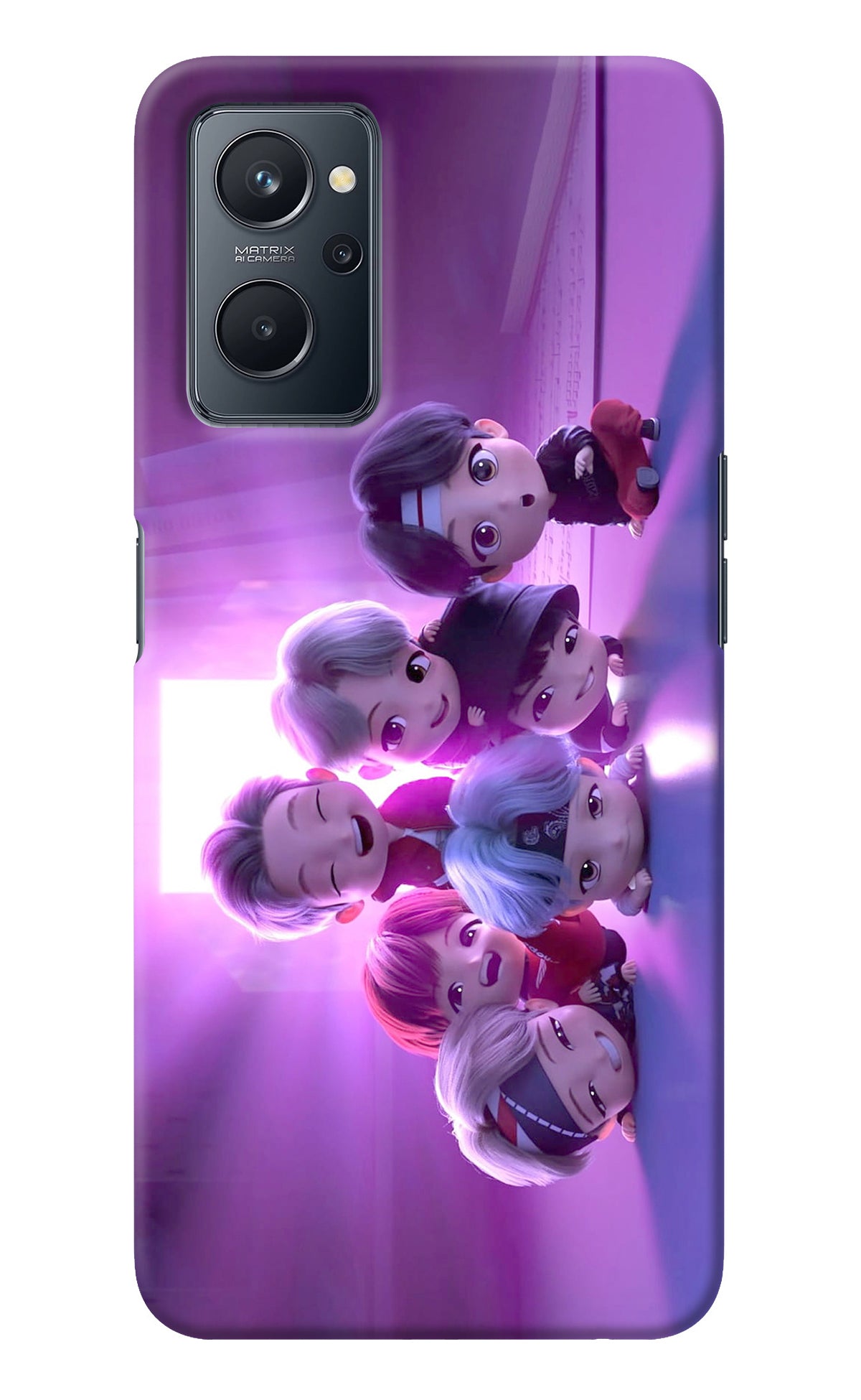 BTS Chibi Realme 9i 4G Back Cover