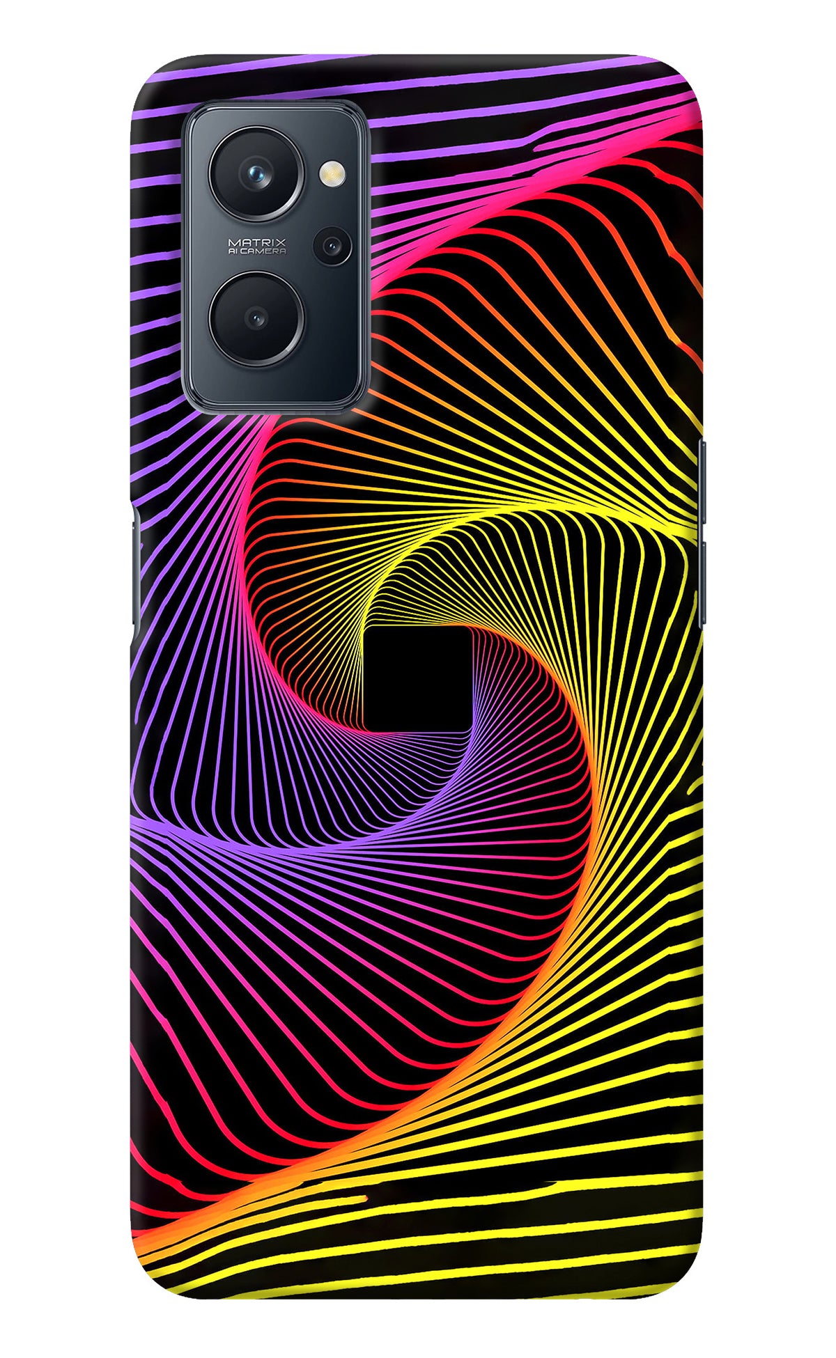 Colorful Strings Realme 9i 4G Back Cover