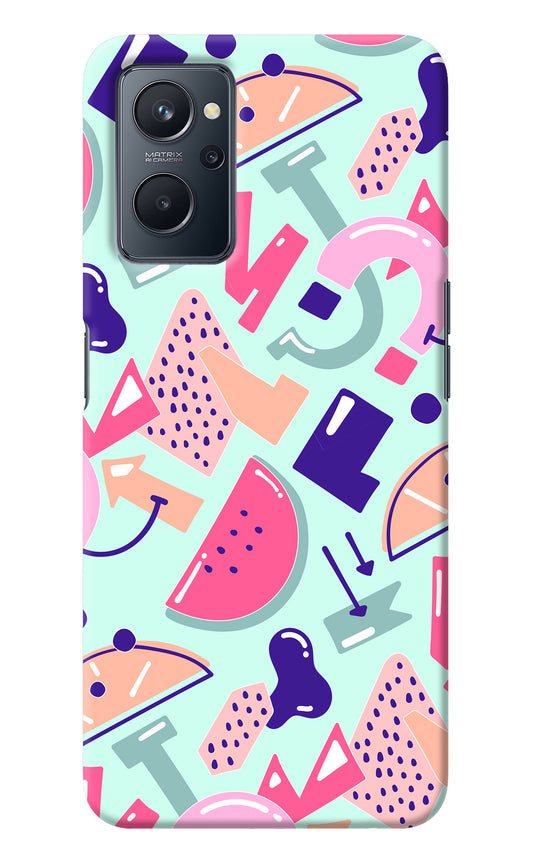 Doodle Pattern Realme 9i 4G Back Cover