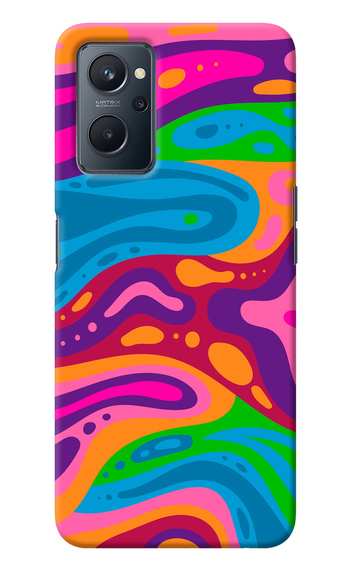 Trippy Pattern Realme 9i 4G Back Cover