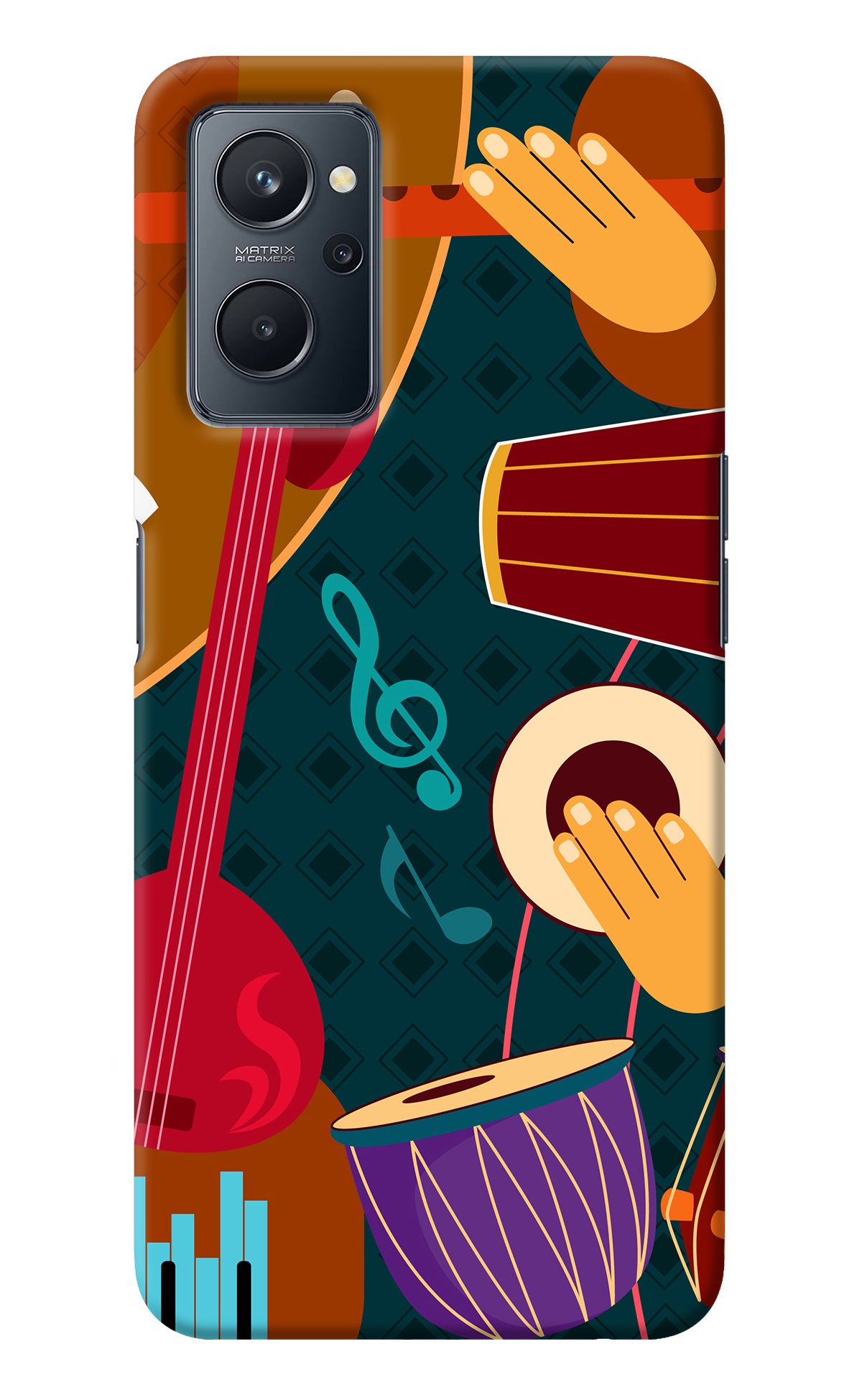 Music Instrument Realme 9i 4G Back Cover