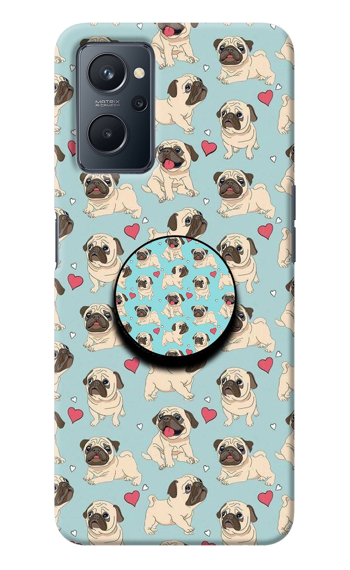 Pug Dog Realme 9i 4G Pop Case