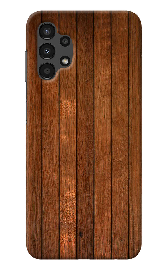 Wooden Artwork Bands Samsung A13 4G Back Cover