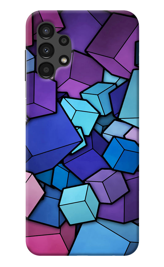 Cubic Abstract Samsung A13 4G Back Cover