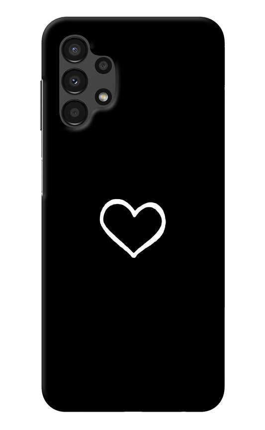 Heart Samsung A13 4G Back Cover