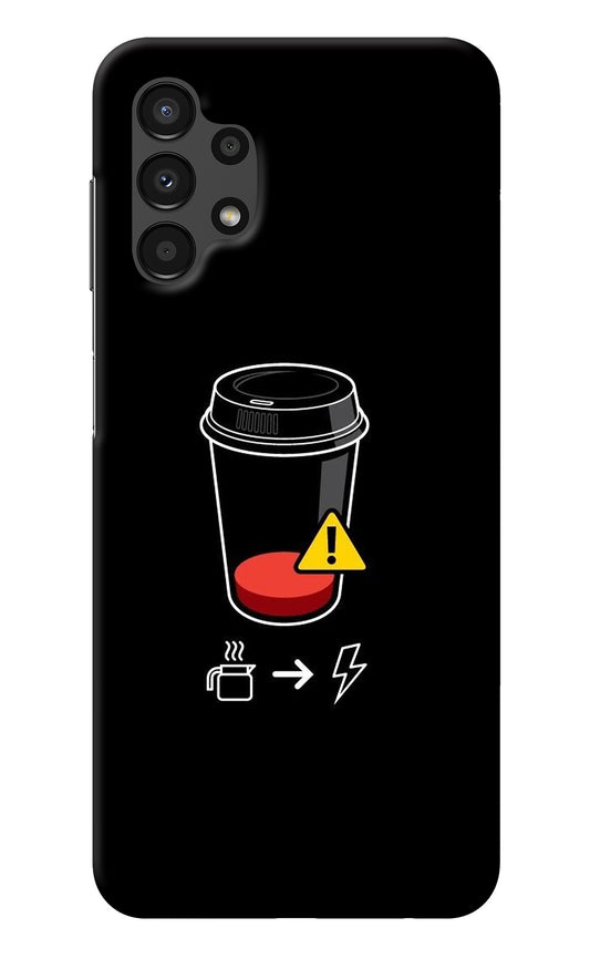 Coffee Samsung A13 4G Back Cover