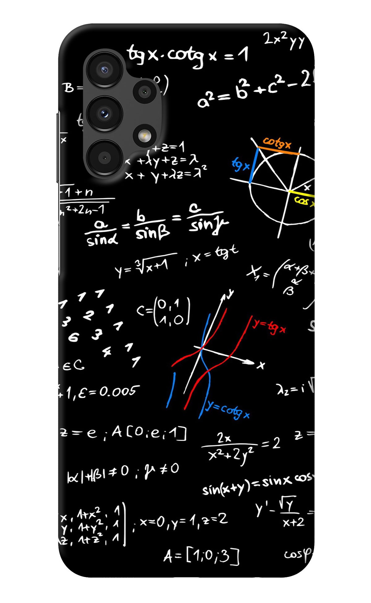 Mathematics Formula Samsung A13 4G Back Cover