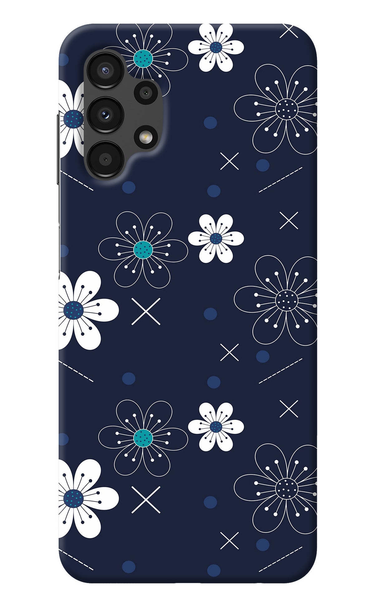 Flowers Samsung A13 4G Back Cover