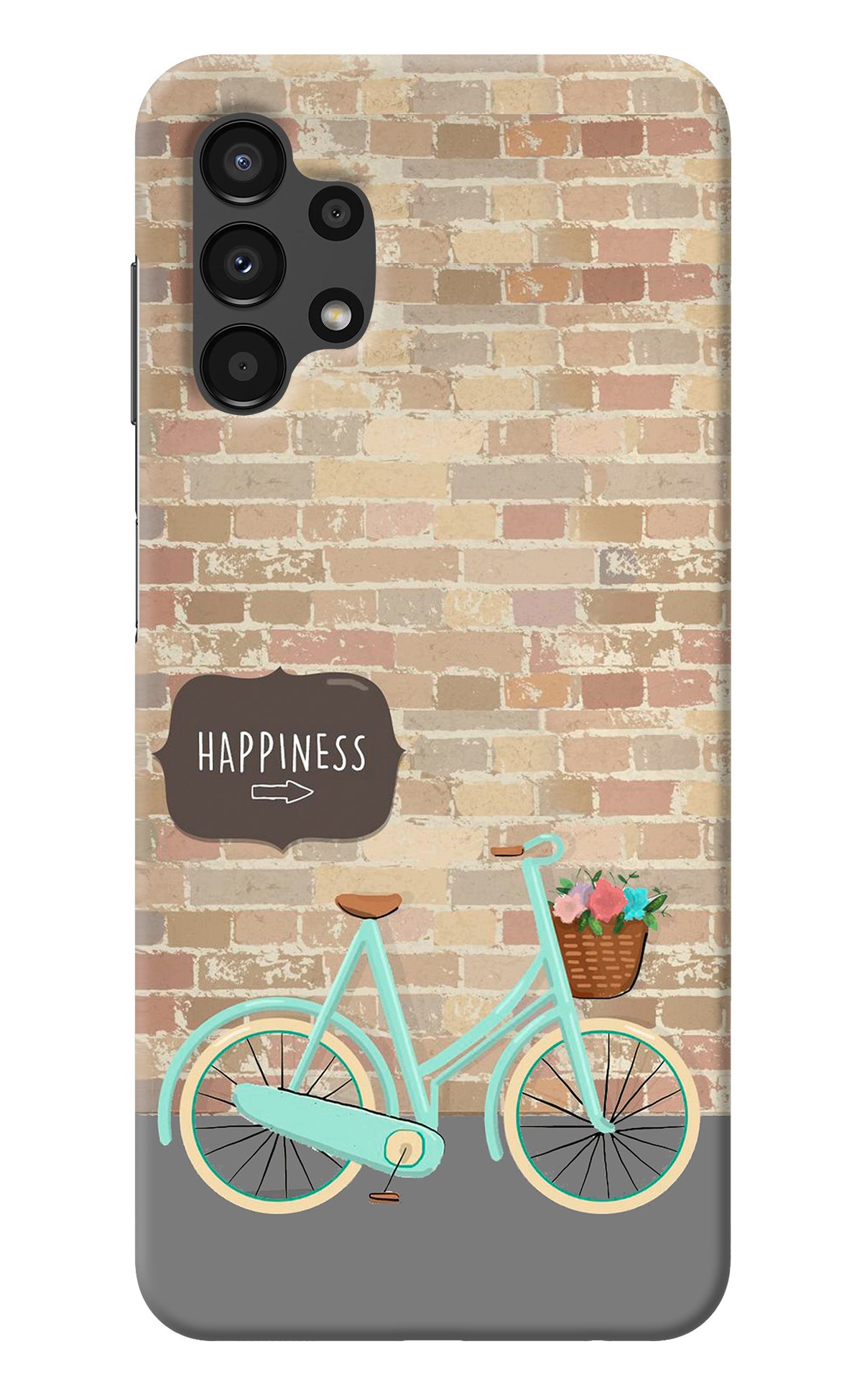 Happiness Artwork Samsung A13 4G Back Cover