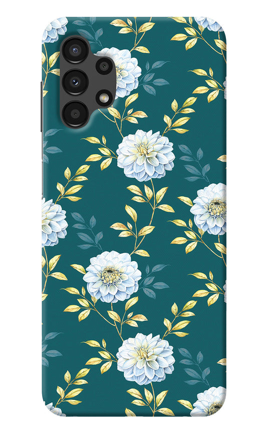 Flowers Samsung A13 4G Back Cover