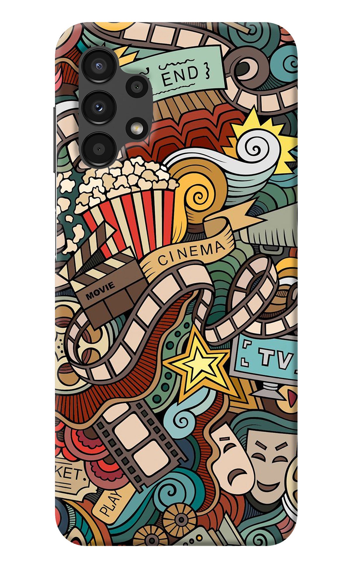 Cinema Abstract Samsung A13 4G Back Cover