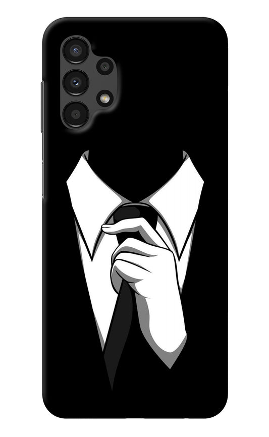 Black Tie Samsung A13 4G Back Cover