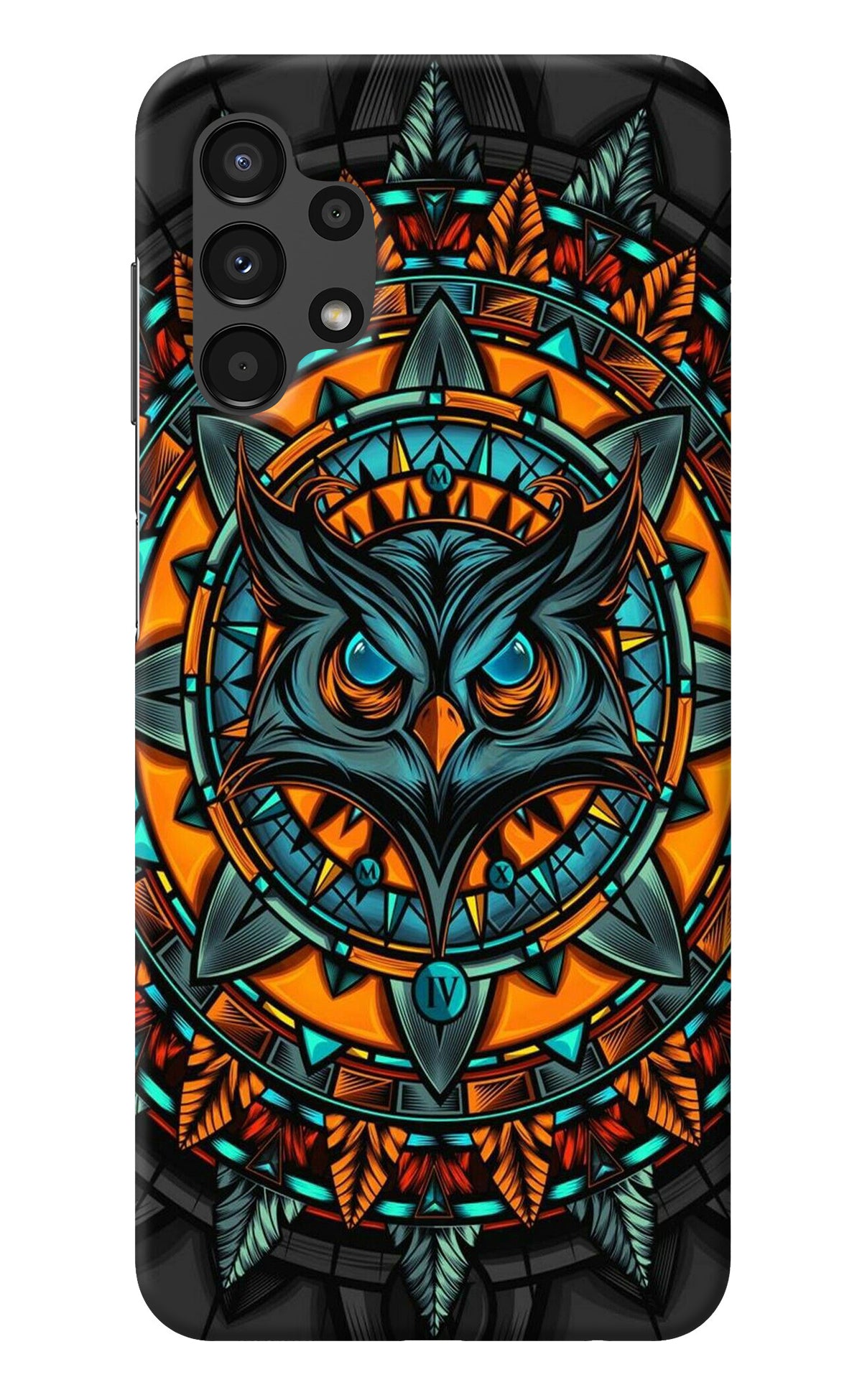 Angry Owl Art Samsung A13 4G Back Cover