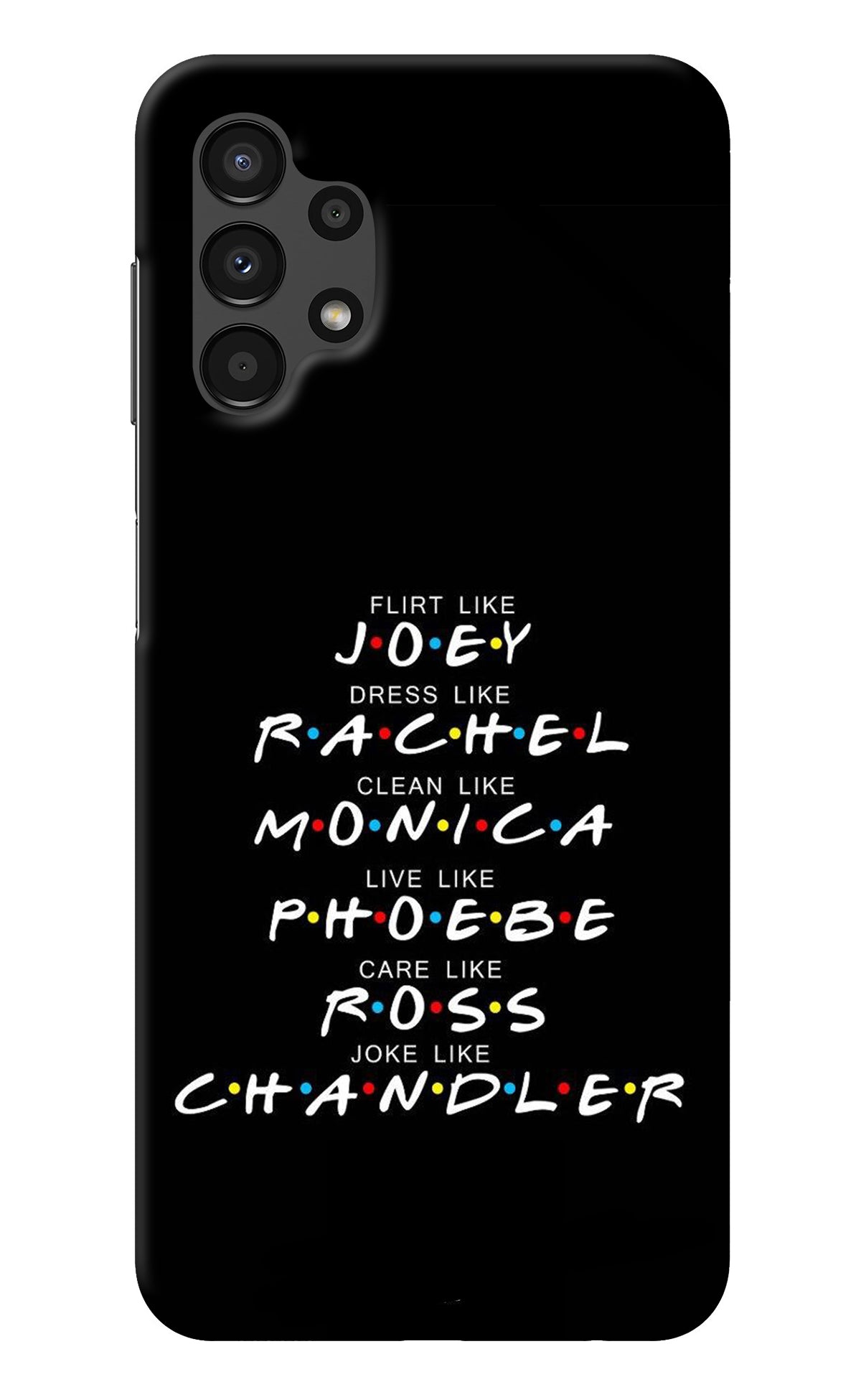 FRIENDS Character Samsung A13 4G Back Cover