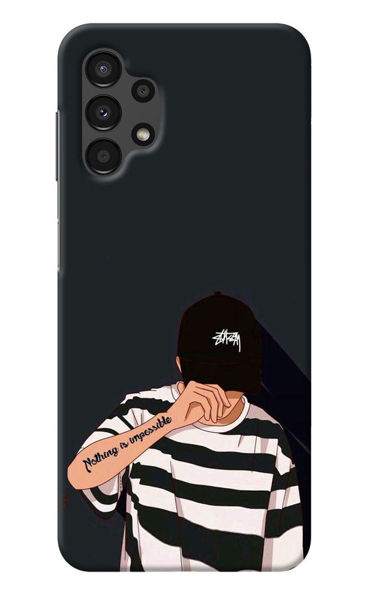 Aesthetic Boy Samsung A13 4G Back Cover