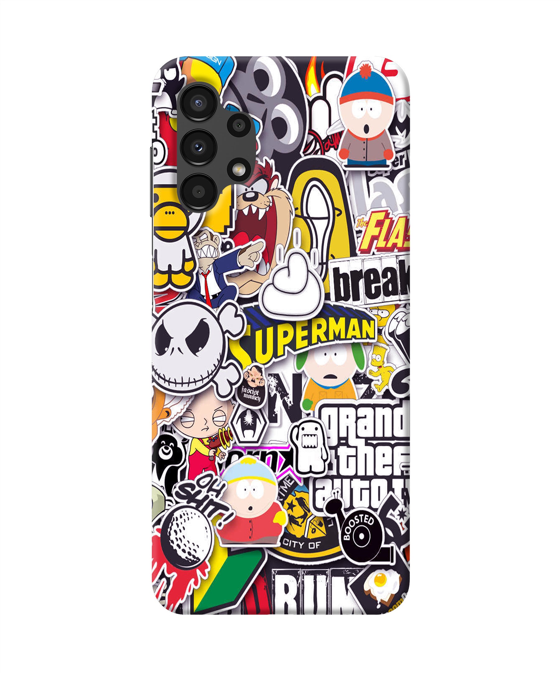 Sticker Bomb Samsung A13 4G Back Cover