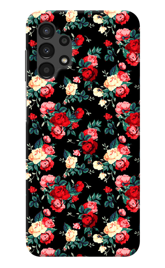 Rose Pattern Samsung A13 4G Back Cover