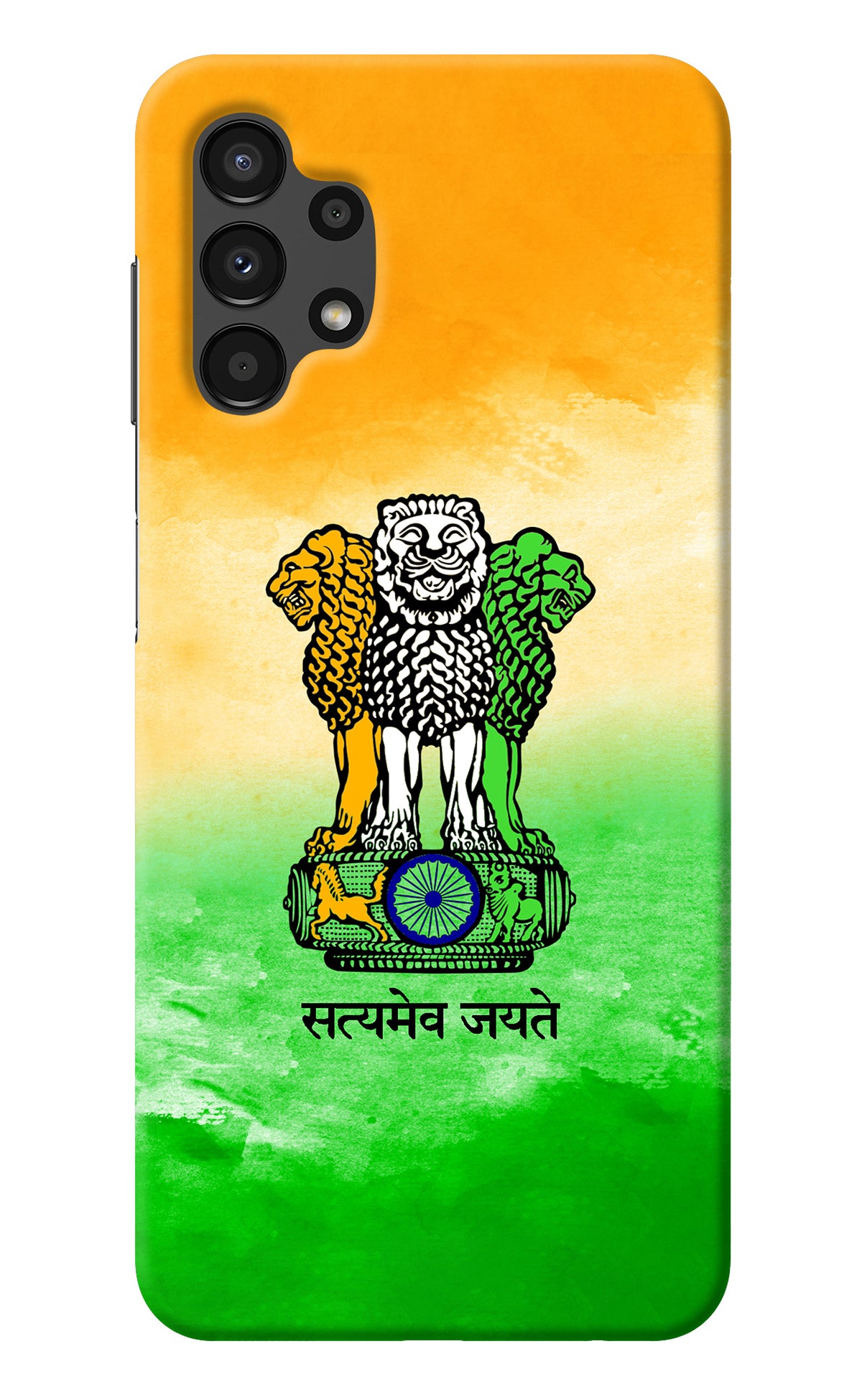 Satyamev Jayate Flag Samsung A13 4G Back Cover