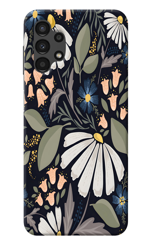 Flowers Art Samsung A13 4G Back Cover