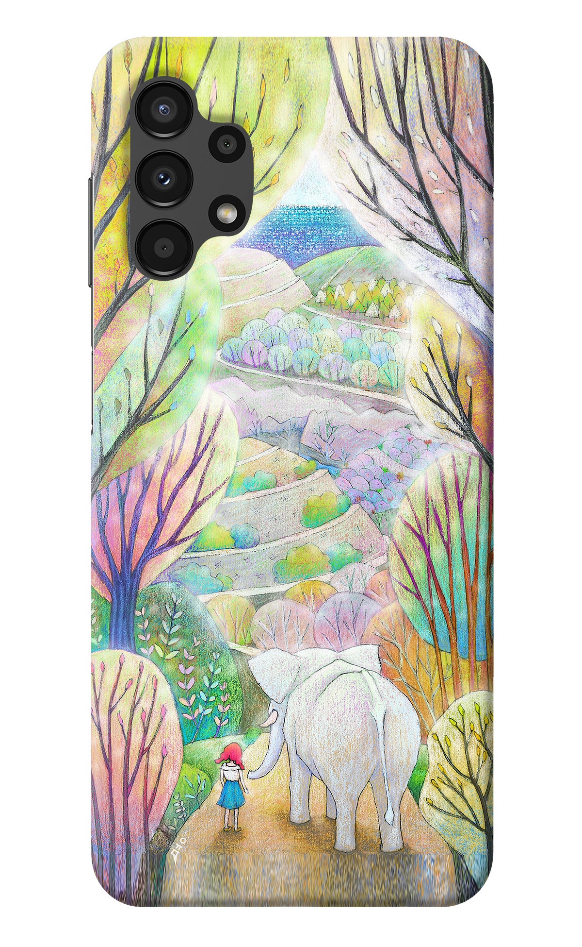 Nature Painting Samsung A13 4G Back Cover