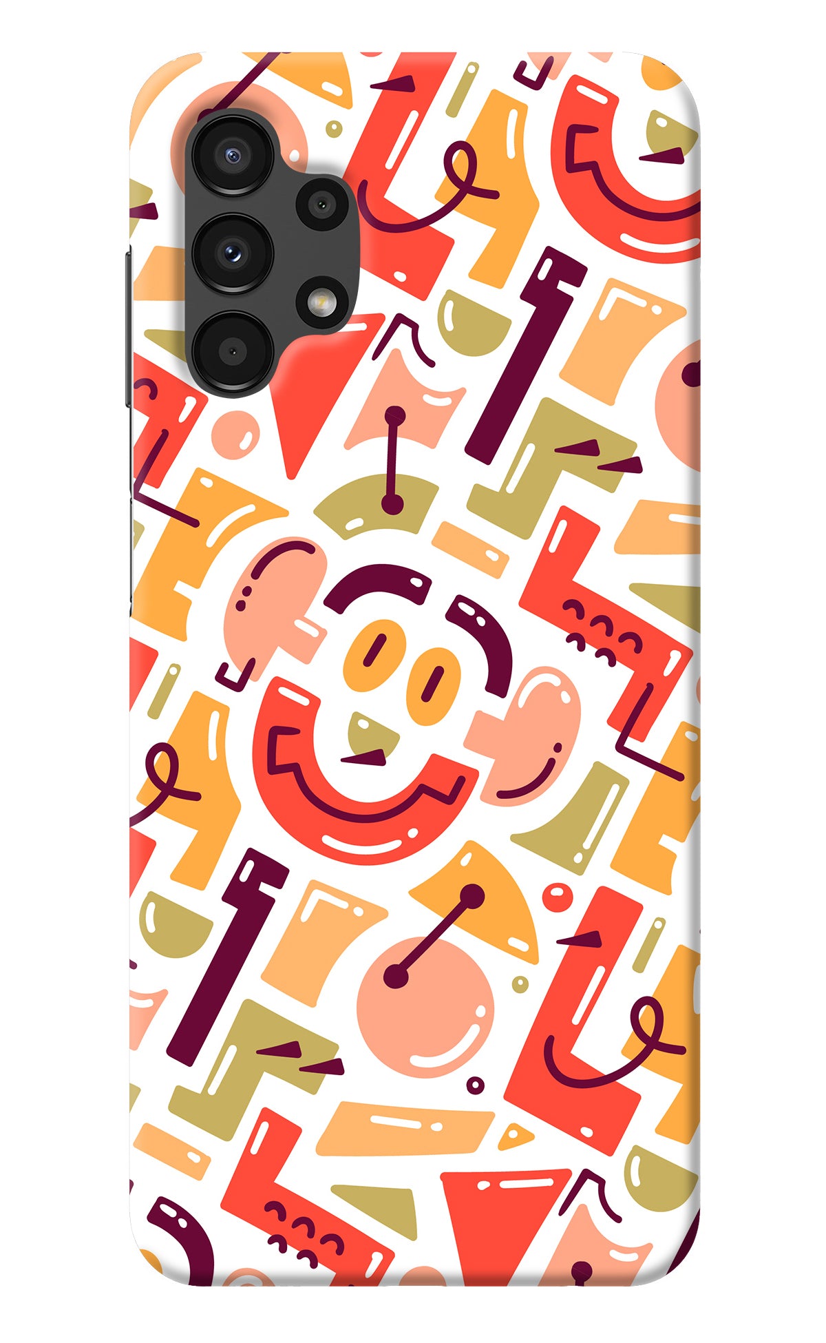 Doodle Pattern Samsung A13 4G Back Cover