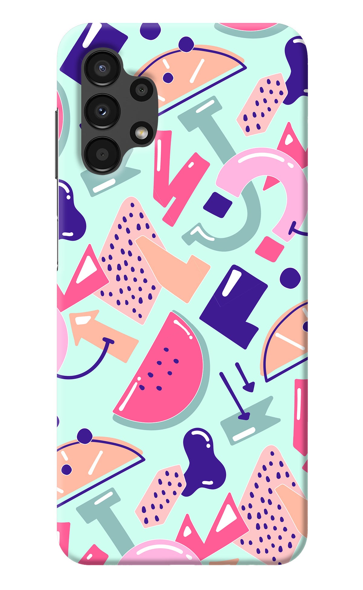 Doodle Pattern Samsung A13 4G Back Cover