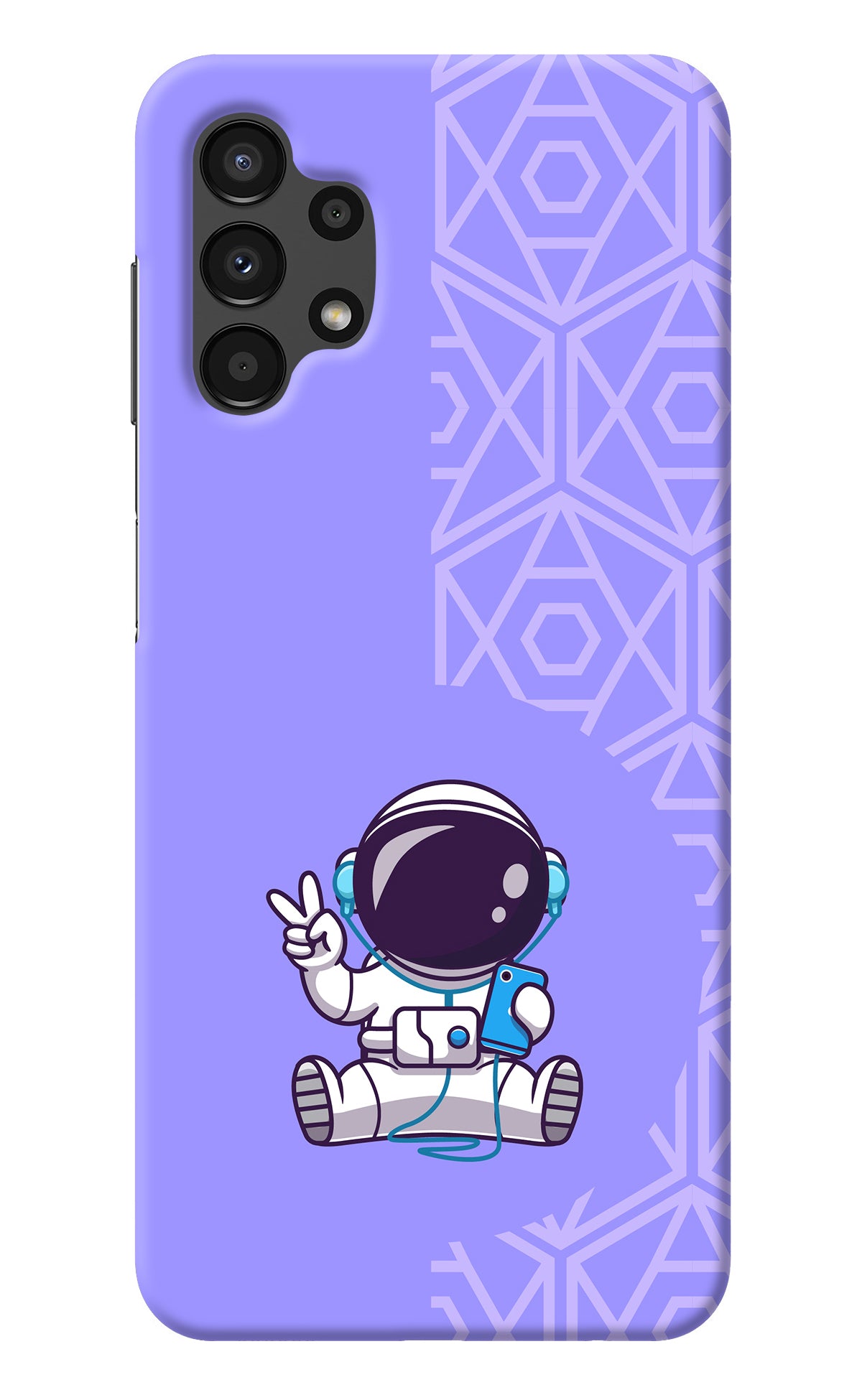 Cute Astronaut Chilling Samsung A13 4G Back Cover