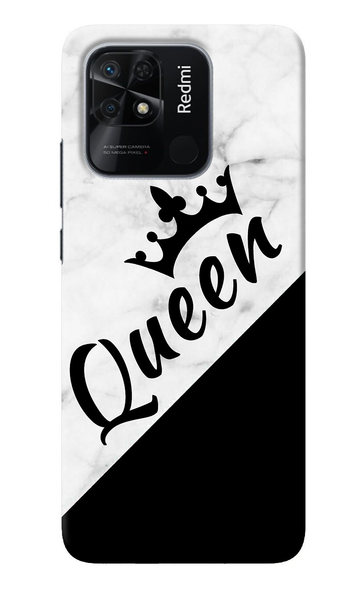 Queen Redmi 10/10 Power Back Cover