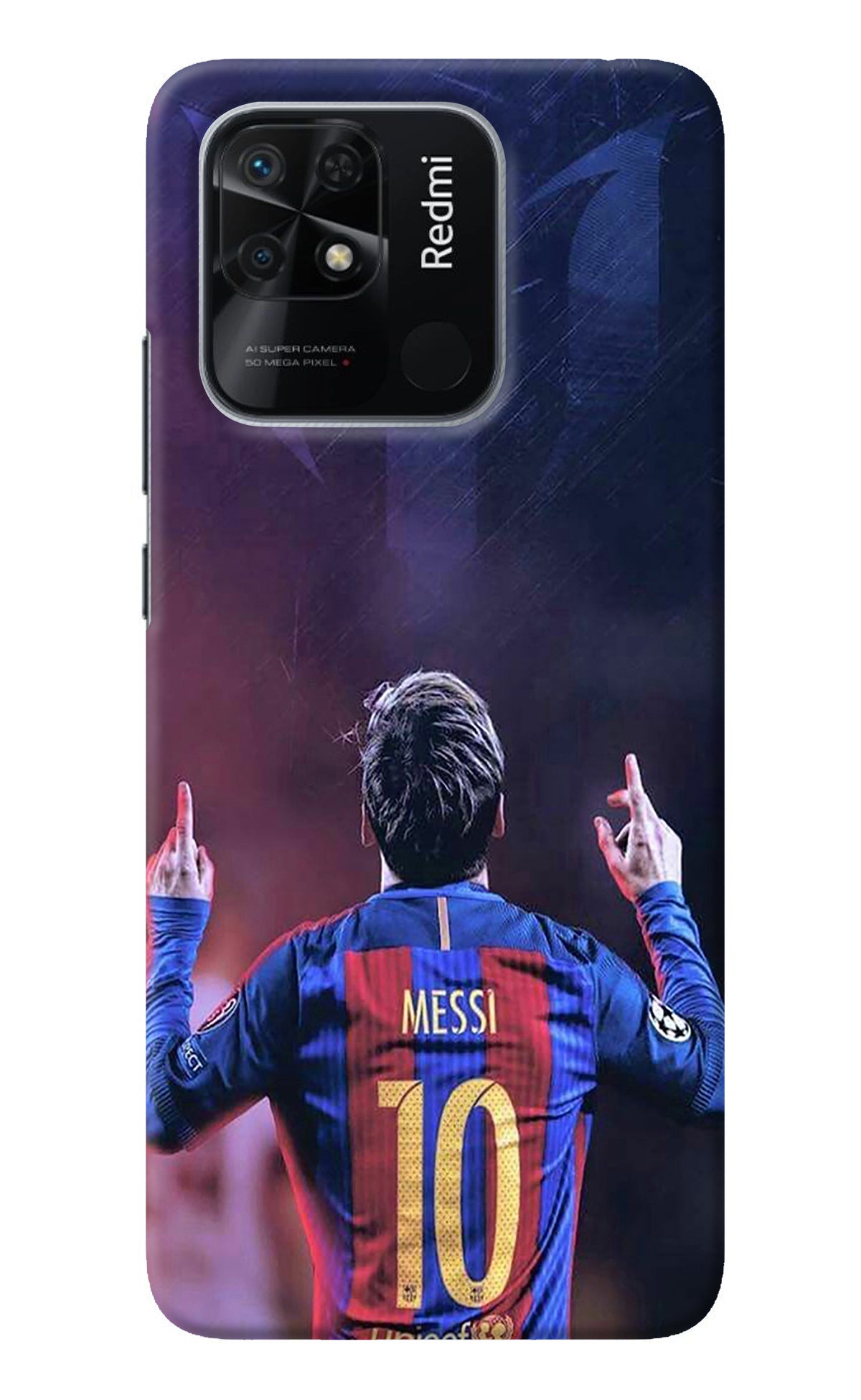 Messi Redmi 10/10 Power Back Cover