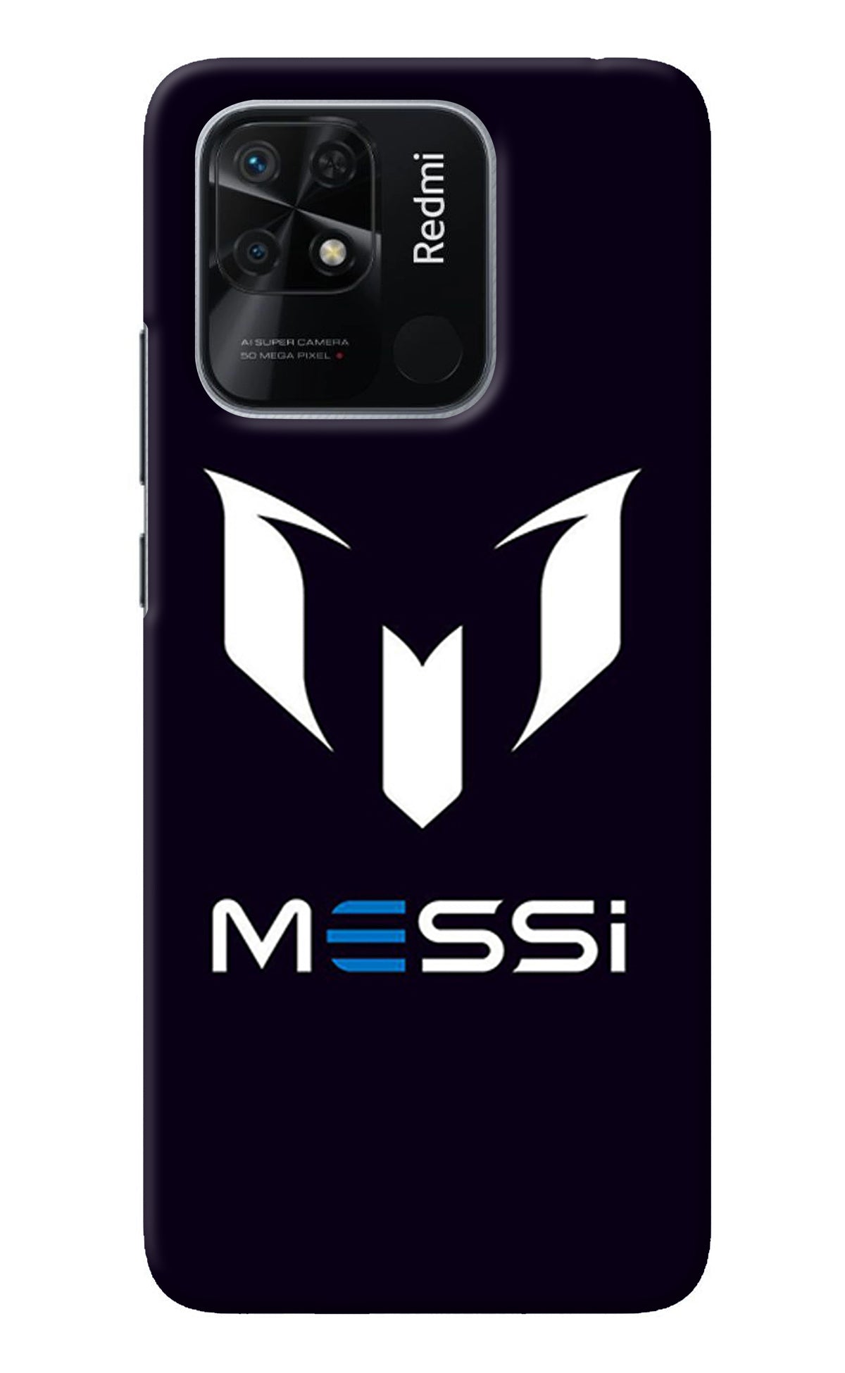 Messi Logo Redmi 10/10 Power Back Cover