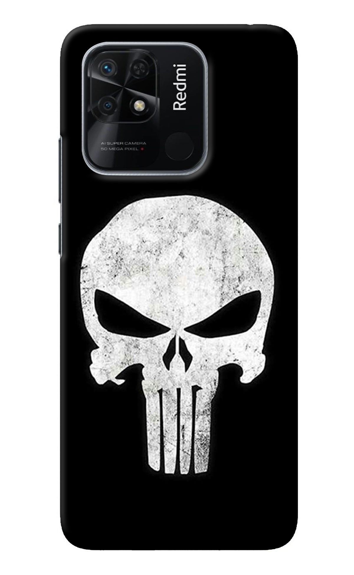 Punisher Skull Redmi 10/10 Power Back Cover