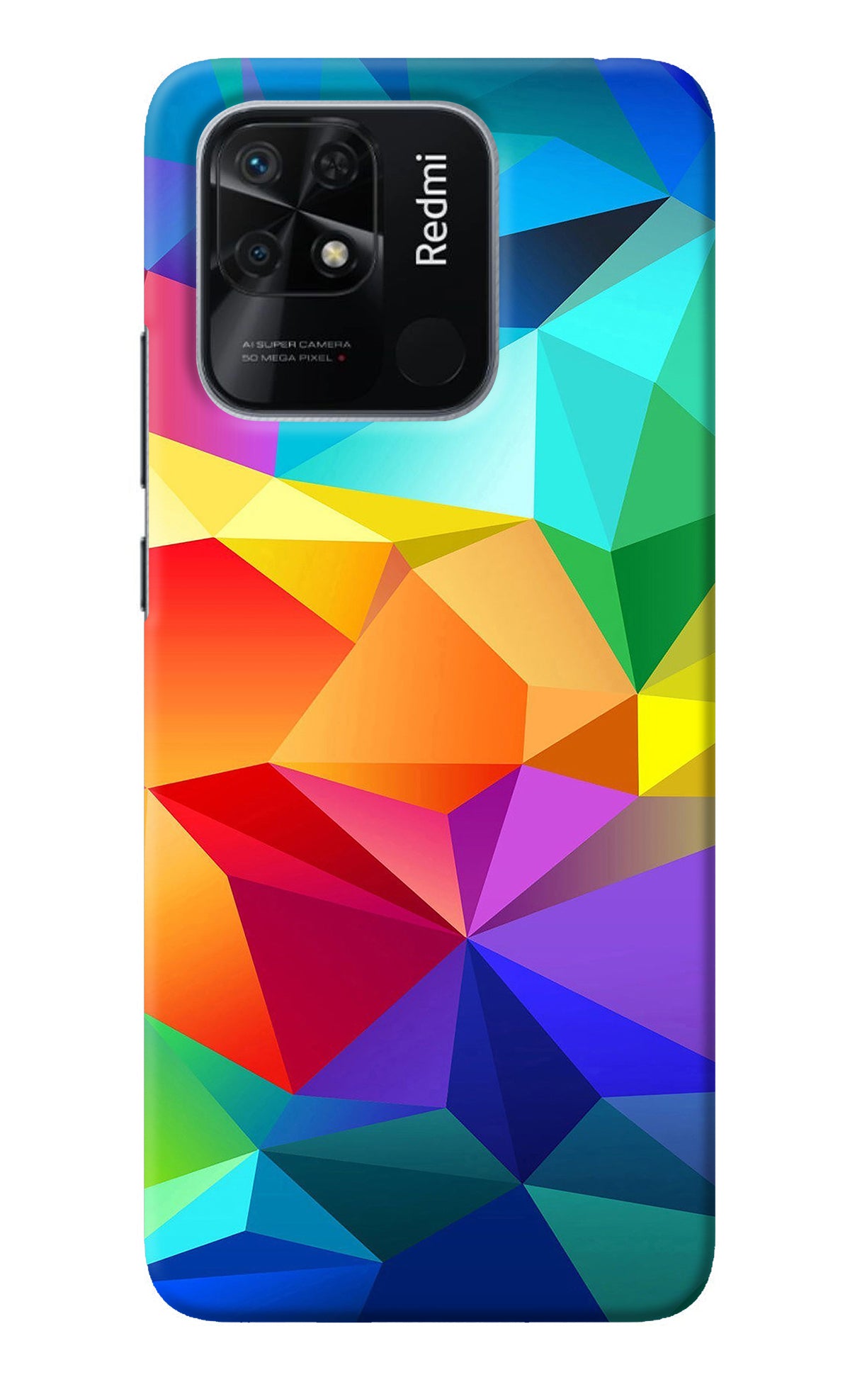 Abstract Pattern Redmi 10/10 Power Back Cover