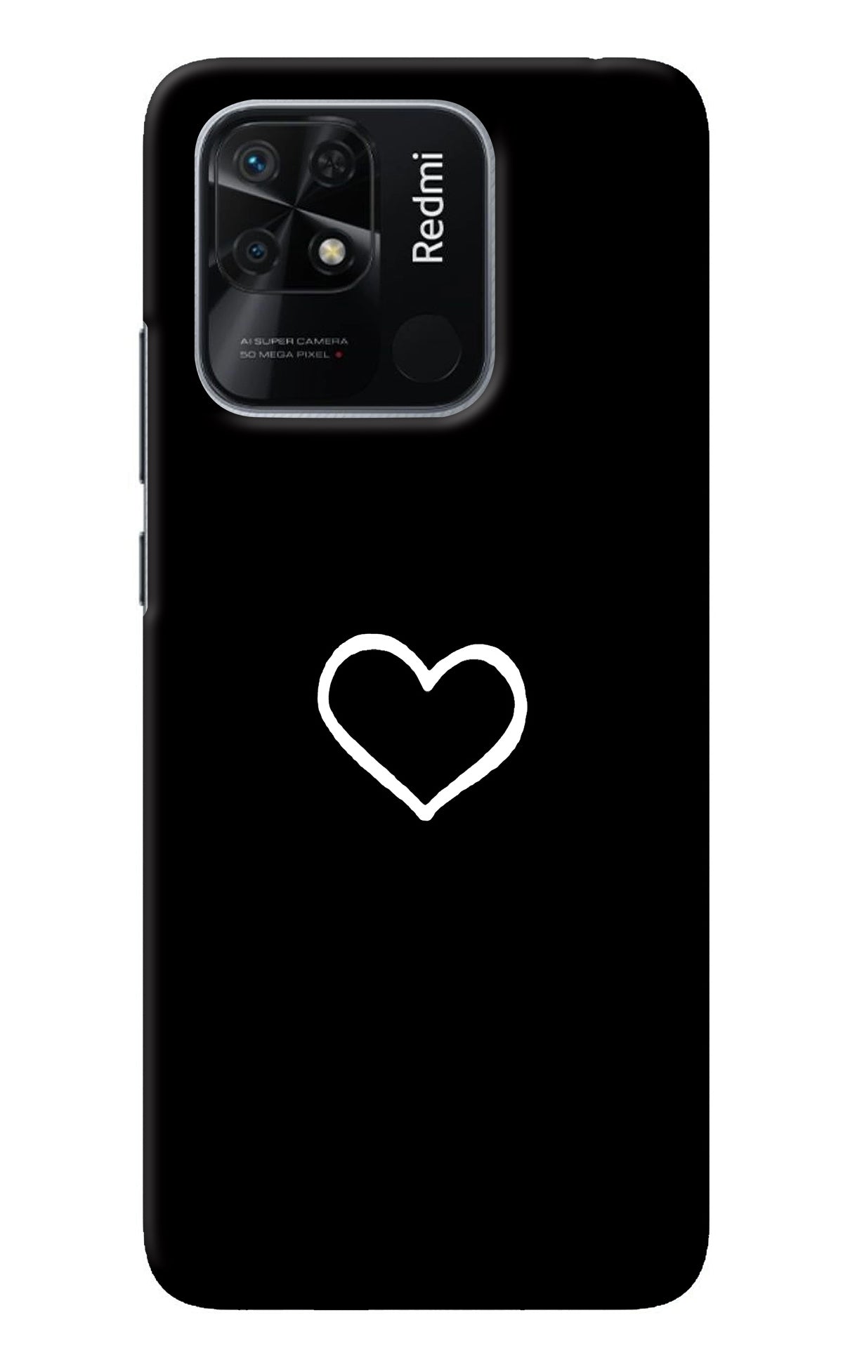 Heart Redmi 10/10 Power Back Cover