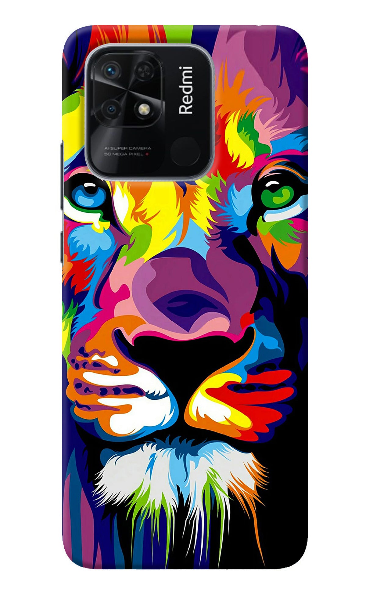 Lion Redmi 10/10 Power Back Cover